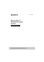 Sony BDV-E2100 - Owners Manual 